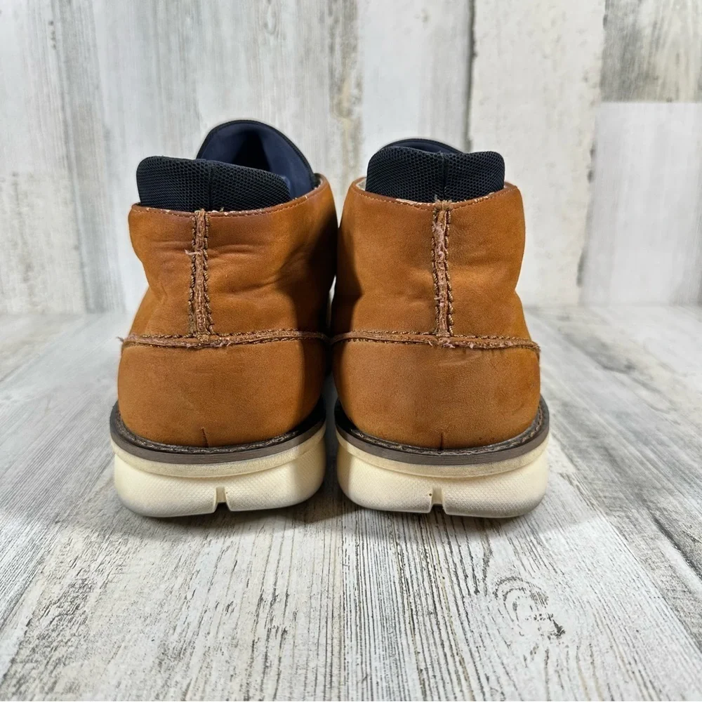 Kenneth Cole Reaction Casino Chukka Tan Suede Casual‎ Ankle Boots #1168